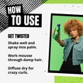 thumbnail image 5 of TIGI Bed Head Foxy Curls Curly Hair Mousse for Strong Hold - For Frizzy & Curly Hair - With Anti-Frizz & Heat Protection - Use on Wet Hair - Premium Hair Care Products - 8.4 oz (2 Pack), 5 of 6