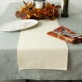 thumbnail image 6 of DII 13x72" Modern Cotton Fabric Ribbed Table Runner in Natural, 6 of 9