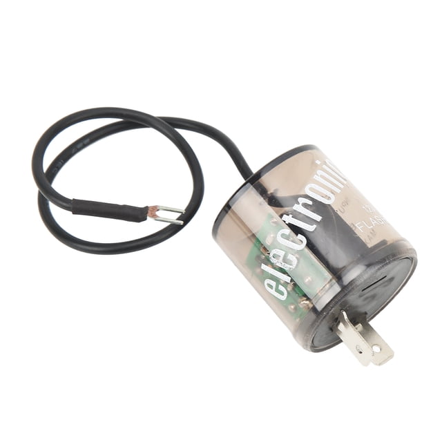 LED Clignotant Relais, 2Pin Imperméable DC12V Clignotants Relais de Lumière pour Voiture Moto