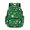 Paws Bone Print Dark Green, variant on SCRAWLGOD Tie-Dye Print Multicolored School Backpack for Boys Girls Backpack for Kids Teens Elementary Middle School 17” Large Knapsack with Padded Strap
