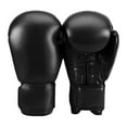 thumbnail image 3 of Vsenkes Adult Boxing Gloves PU Leather Breathable for Kickboxing Muay Thai Taekwondo Black, 3 of 9