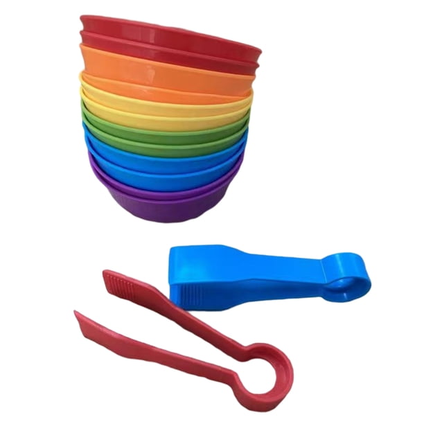 Juego de juguetes para contar arcoíris, juego de juguetes para contar arcoíris, juegos educativos, juguetes cognitivos, construcción resistente