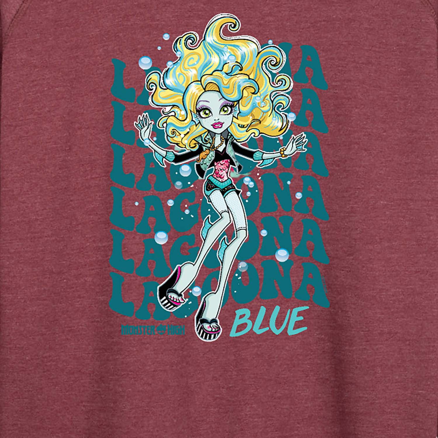 Monster High - Lagoona Blue - Women's Lightweight French Terry Long Sleeve Shirt