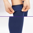 thumbnail image 2 of MDR Compression Socks Medical Knee High for Men & Women 20-30 mmHg 1 Pair Made in USA (13-15, Navy), 2 of 7