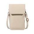 thumbnail image 1 of asddcavvf Solid Color Mini Phone Bag New Korean Version Of The Summer Simple Soft Leather Multi Laye, 1 of 8