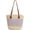 Purple, variant on Summer Beach Bag for Women Stripes Woven Tote Bag Casual Classics Hand Shoulder Bags Hobo Bags with Large Capacity