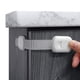 thumbnail image 4 of Candados para cinturón infantil (paquete de 4) para refrigerador, gabinete, cajón, lavavajillas, inodoro, adhesivo 3M, no requiere perforación JM, 4 of 5