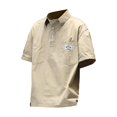 thumbnail image 4 of Camisa de manga corta para hombre, camiseta informal, ropa de calle, camisa cargo elegante. 3XL, 4 of 7
