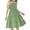 Green, variant on Efsteb Girl Summer Dresses Boho Sleeveless Spaghetti Strap Dress A-Line Swing Flowy Ruffle Tiered Sundress (Black,9 Years)