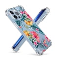 thumbnail image 1 of Compatible with iPhone 13 Pro Case 6.1 Inch , Flower Clear TPU Slim Bumper Shockproof Protective Soft Floden Lite Series Phone Case Cover（001）, 1 of 5