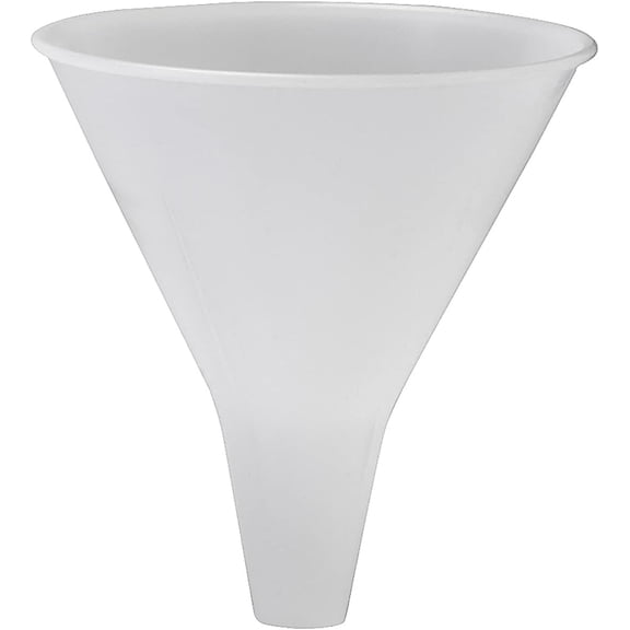 Hutzler Wide Neck Plastic Funnel, 32 oz, Natural