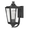 thumbnail image 3 of Worldwide Lighting E10009-001 13 in. Drayton 1-Light Painted Outdoor Wall Sconce Lamp&#44; Matte Black, 3 of 7
