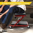 thumbnail image 3 of Maxworks 50873 2 In 1 Mechanic Creeper 36 Inch Z-Creeper Seat 300 Lbs Capacity Low Profile Creeper With 6 Pcs Casters For Garage Shop Auto Repair, 3 of 5