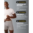 thumbnail image 5 of Hanes Men's Cotton Boxer Brief Pack, Moisture-Wicking, 3-Pack, 5 of 11