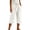 #08 White 【Mix, Match & Rotate: Stock Up on Daily Colors】, variant on Women's Cotton Casual Capris with Drawstring Elastic Waist, Loose Fit Pockets for Women, Cropped Pants for Women Summer Lounge Beach, Capri Pants for Women | UKHCCC,Army Green L