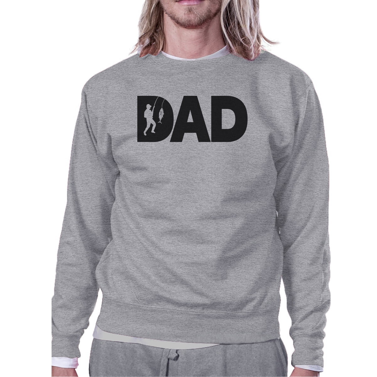 Dad Fish Unique Design Sweatshirt Birthday Gifts For Fishing Dads -  Walmart.com