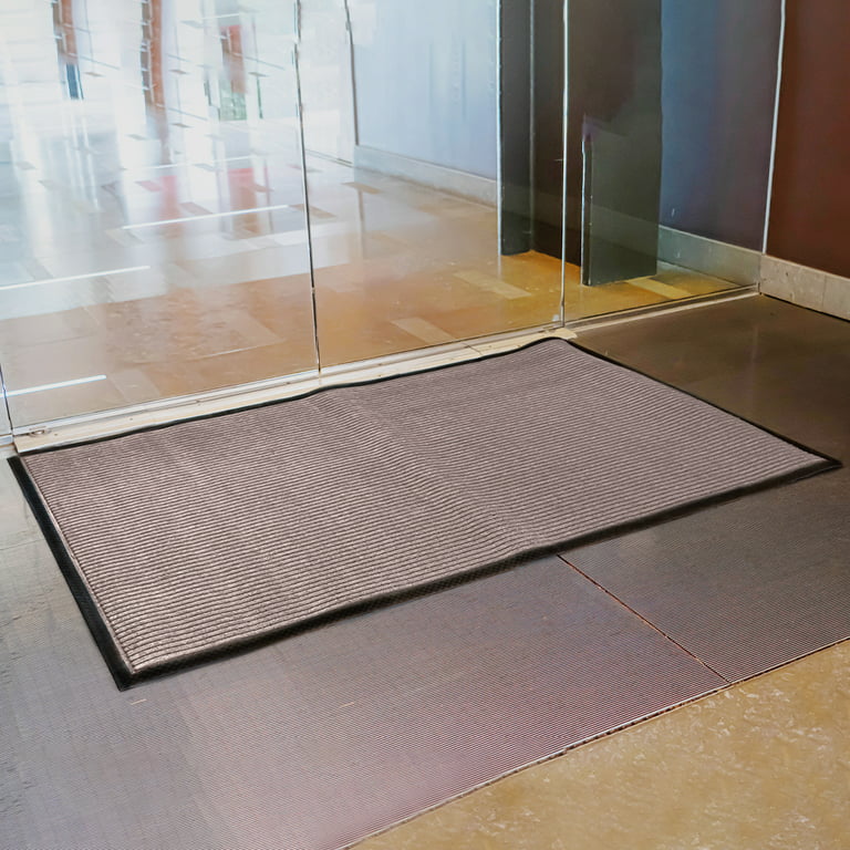 Envelor Indoor Outdoor Doormat Beige 24 in. x 36 in. Checker Floor Mat, Checker - Beige
