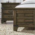 thumbnail image 2 of LifeStyle Solutions Table de Chevet à 3 Tiroirs en Mindi Marron Vintage, 2 of 2