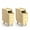 Natural, variant on Modern Solid Oak Narrow Bedside Table with 2 Drawers - White, 1-Pack