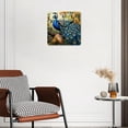 thumbnail image 3 of 10 Inch Wall Clock Battery Operated Silent Clock Decorative for Office, Kitchen, Outdoor, Living RoomPeacock Animal Design, 3 of 4