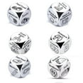thumbnail image 3 of Food Dice, Stocking Stuffers for Women Men Adults, White Elephant Gifts for Women Men Adults Anniversary Steel Food Decision Dice Valentines Day Gifts for Couples Girlfriend Boyfriend Wife Husband, 3 of 3