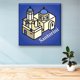 thumbnail image 2 of Cuadro Canvas Pixtreats Santorini 100X100 cm, 2 of 4