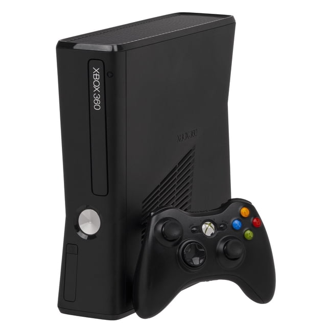 Xbox 360 Restaurada, Modelo S, Color Negro, 4 GB (Reacondicionada)