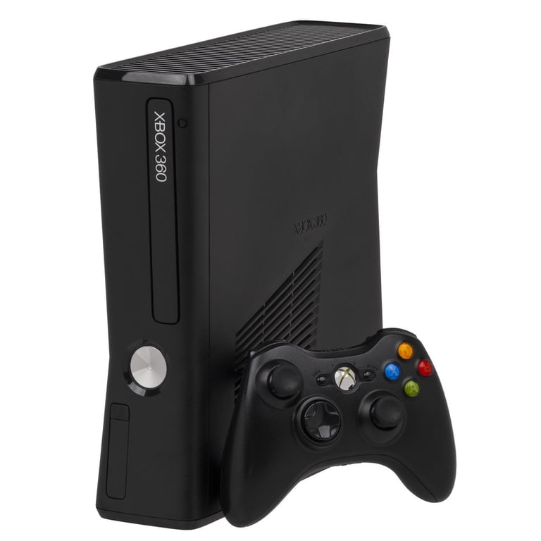 Pre-Owned Microsoft Xbox 360 Slim 4GB Black Player Pak - Walmart.com