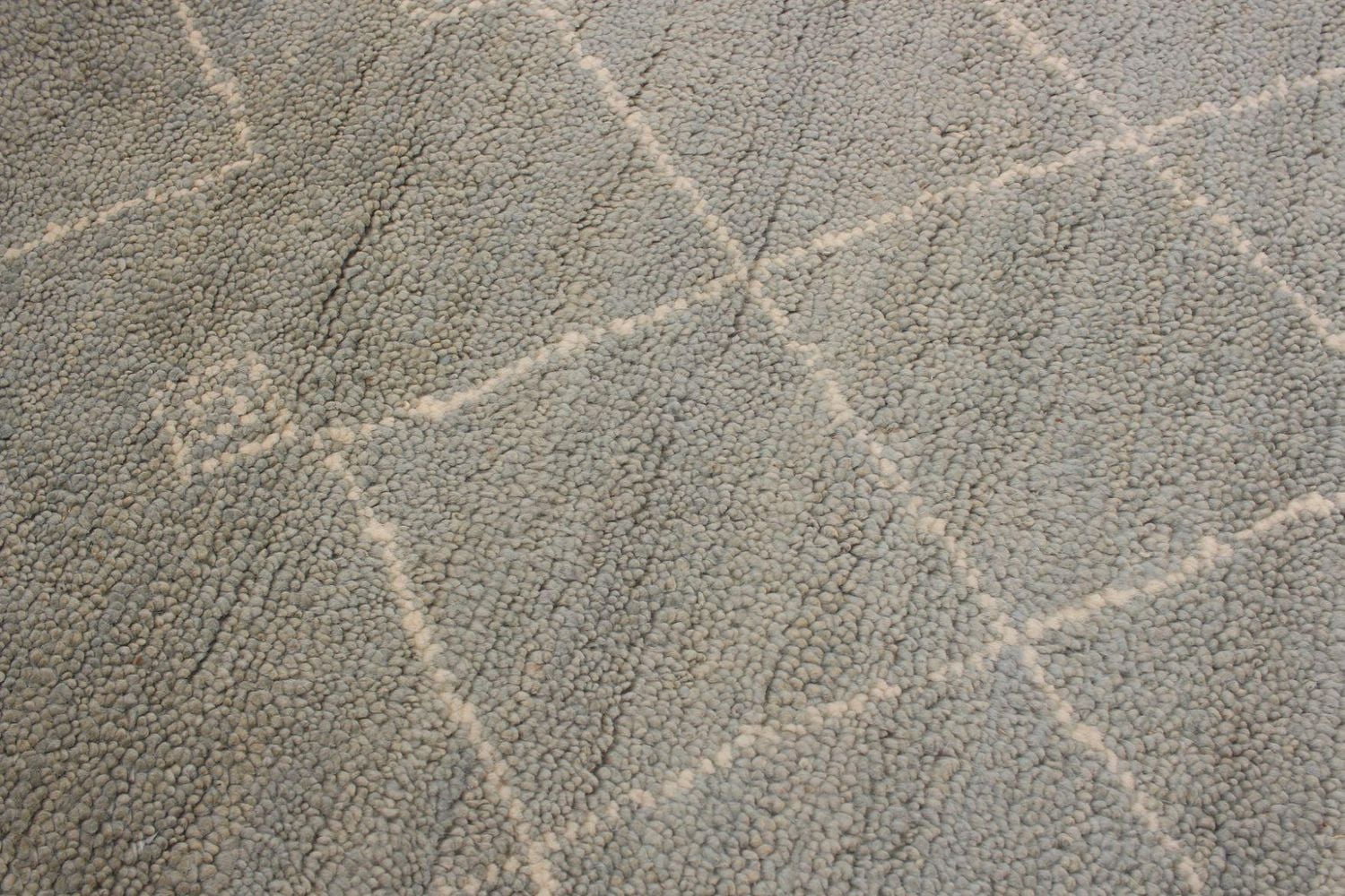 ECARPETGALLERY 5'1" x 7'11" Moroccan Tangier Hand-knotted Area Rug for Living Room, Dining Room and Bedroom in Grn