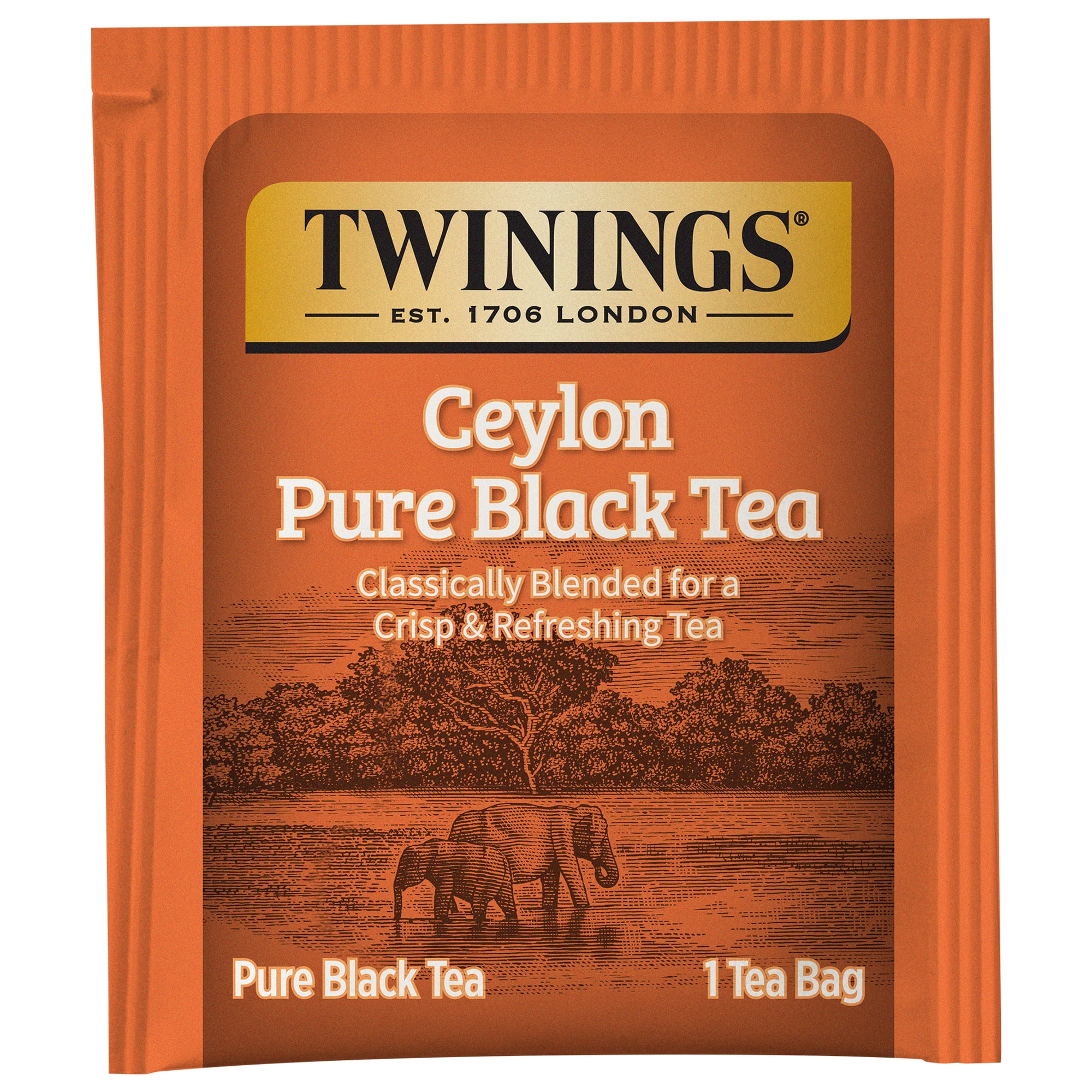 Twinings Ceylon Orange Pekoe Pure Black Tea Bags, (6) 20 Count Boxes (120 Ct.)
