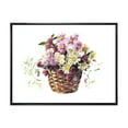 thumbnail image 1 of Designart Bouquet From Meadow Flowers In The Basket FLOAT FRAME WALL ART, 1 of 4