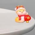thumbnail image 6 of Fancyes Cute Snake Statue Spring Festival Decor Holiday Gift Centerpiece Table Decoration Chinese New Year Decor for Bookshelf Indoor B, 6 of 8