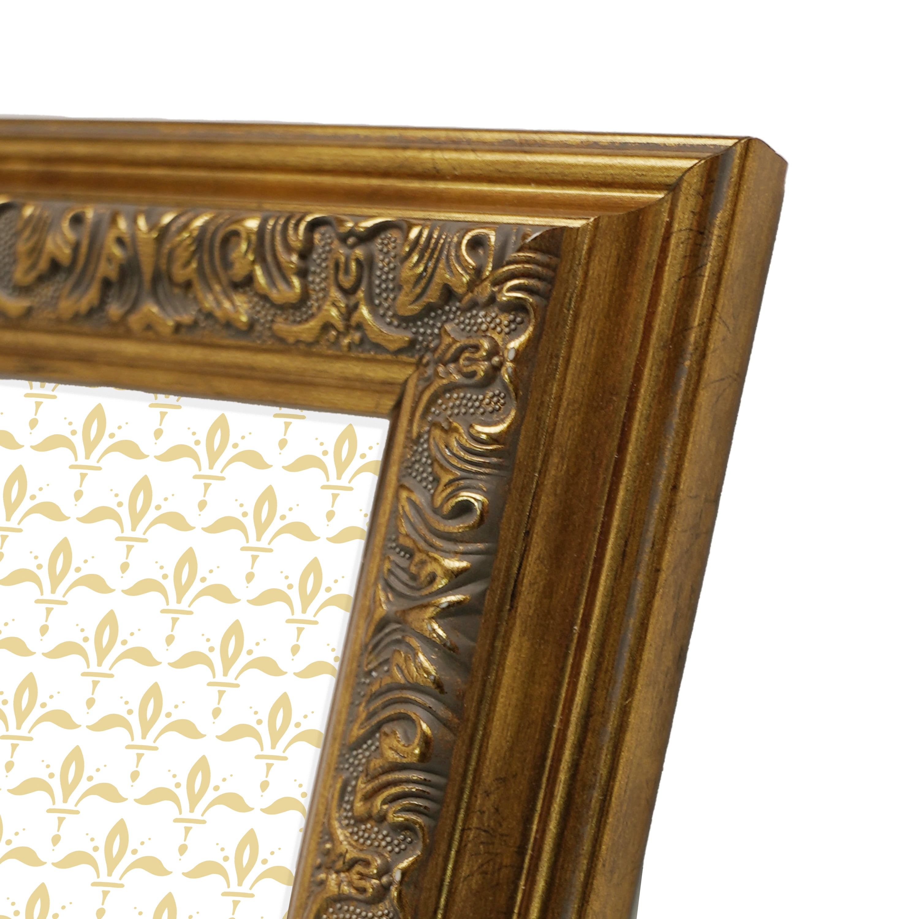 12x16 Picture Frame - Gold Vintage Frames for Tabletop or Wall Hanging