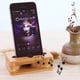 thumbnail image 2 of Base Amplificadora Para Smartphone: Soporte De Madera Para Teléfono Móvil. Amplificador De Audio Pasivo | Soporte Portátil Para Teléfono Con Base De Sonido Más Potente. Soporte Para Altavoz De Teléf, 2 of 7