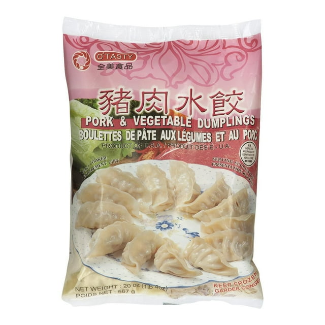 O’Tasty Pork and Vegetable Frozen Dumplings, 567g
