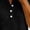 Black Tops, variant on Women's Waffle Knit Henley 3/4 Sleeve Top Notch Neck Button Front Curved Hem Casual Spring Summer Blouse S-XXL