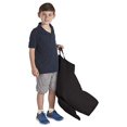thumbnail image 3 of SoftScape Relax-N-Read Bean Bag Chair with Supportive Back Rest and Storage Pockets, Flexible, Portable, Alternative Seating for Toddlers, Preschoolers, and Kids - Black, 3 of 5