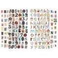 thumbnail image 1 of 6 Sheet Graffiti Style Letter and Number Stickers Decorative Adhesive Decals for Scrapbooking and Crafts, 1 of 2