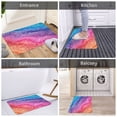 thumbnail image 5 of Susaid Rainbow Glitter Cute Print Doormat,Porch Decor,Housewarming Decor Gift Doormat,Funny Flannel Floor Mat,Funny Doormat 24x16 Inch, 5 of 7
