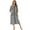Black, variant on Spdoo Women Zipper Front Robes 3/4 Sleeve Housecoat Long Housedress Loose Bathrobes with Pockets S-XXL