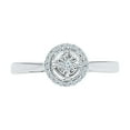thumbnail image 2 of Sterling Silver Round White Diamond Fashion Ring (0.075 CTTW), 2 of 4