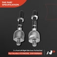 thumbnail image 4 of A-Premium 8Pcs Front Sway Bar Link Stabilizer Link Tie Rod End Lower Ball Joint Compatible with Honda Civic 2003 2004 2005 2006 2007, 4 of 9