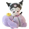 thumbnail image 3 of Cojín de peluche grande de la serie High Beauty Day de Sanrio, demonio Baku Kuromi, juguete para niños, regalo de cumpleaños, 3 of 5