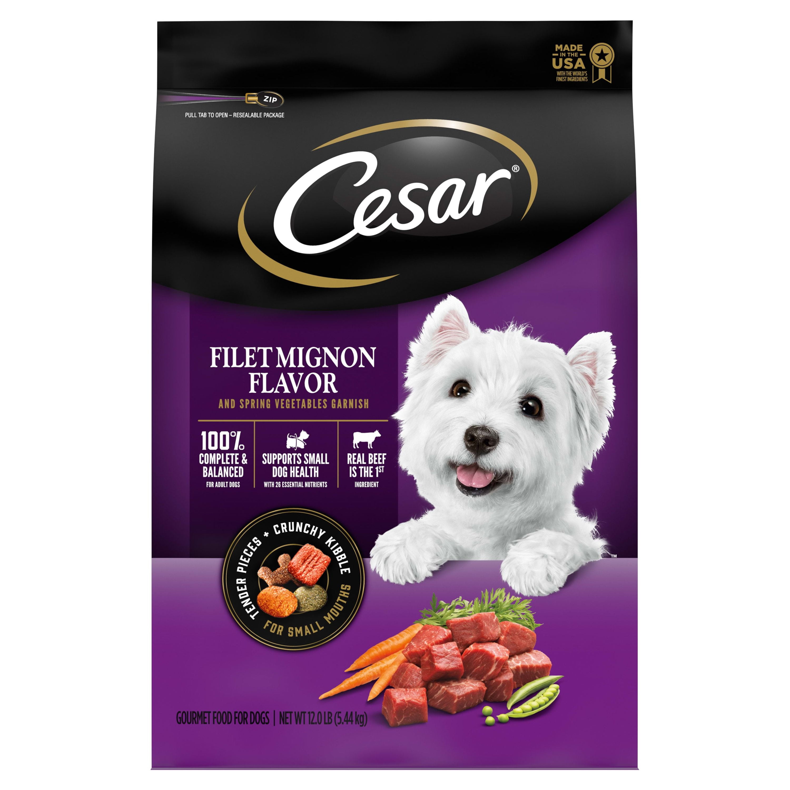 Cesar dog food type of dog sale