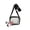 🥑 Black_Base#1246, variant on Summer Wide Strap Small Squares Transparent Bag Crossbody Phone Bag • Clear Stadium Approved Shoulder Purse • Fashion Travel Concert Handbag