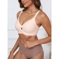 thumbnail image 5 of Sharicca Womens Seamless Wireless Bra Comfort Smoothing Eeveryday Wirefree Bras, 5 of 6