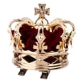thumbnail image 1 of FELTECHELECTR 1 horquilla de corona dorada para fiesta de Halloween, pinzas para el pelo doradas para cosplay y celebraciones de fiestas., 1 of 4