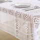 thumbnail image 5 of Mantel Vintage de encaje, manteles de cocina de ganchillo blanco para mesas para fiestas, banquetes, cenas, decoraciones de boda, 5 of 6