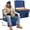 Heat-Blue-2pcs, variant on Sekey Heated Stadium Seats with Back Support - 3.2" Thick