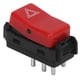 thumbnail image 3 of Interruptor de luz intermitente de emergencia de advertencia de peligro 1248200110 Reemplazo rojo para Mercedes W124 W201 W202, 3 of 10